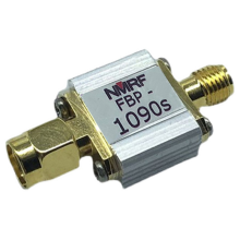 Filtru SAW trece bandă ADS-B la 1090 MHz, interfață SMA, model 10