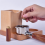 Kaffeestampfer Edelstahlnadeln Holzgriff 4