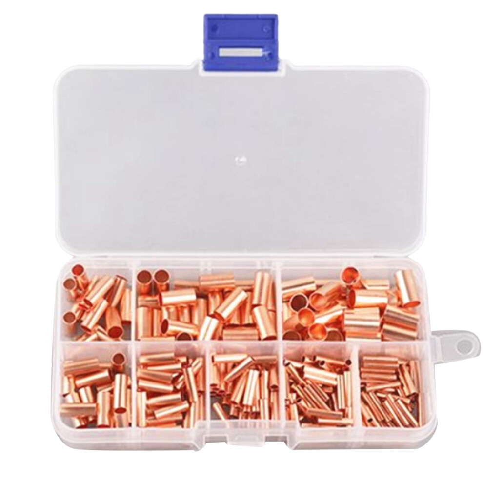 250Pcs Gt Copper Connecting Pipe Wire Joint Small 4853243583450