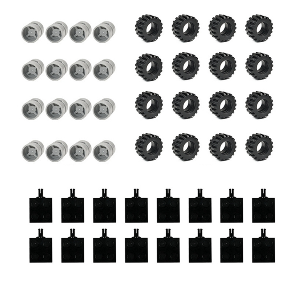 48Pcs Mini Wheel Axles Pack Block Car Accessories 4853243580145