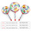 Orff Instruments Lollipop bubny 6/8/10 palců, tři kusy 5