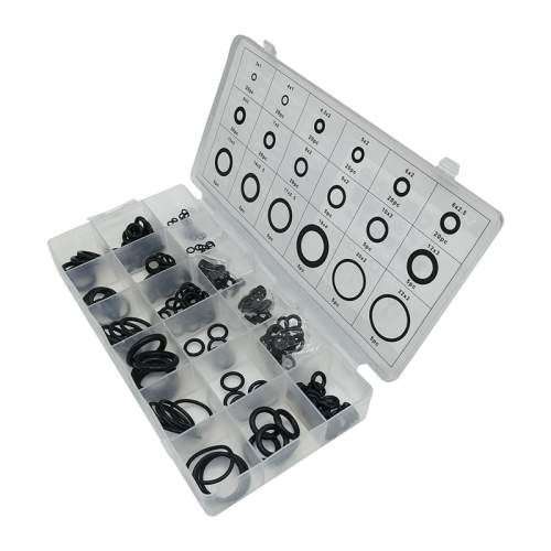 225PC O-Ring Set Black Leather Sealing Ring Corros 2
