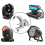 4-pack scenebelysning klipskrok, aluminiumlegeringsprofil 6