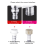 Mini Multi-Function Faucet Brass 1 Into 2 Out Dual 8