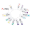Piano Note Sticker Button Strip Silicone Color Uni 10