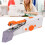 Handheld Sewing Machine Orange Portable Mini DIY 11