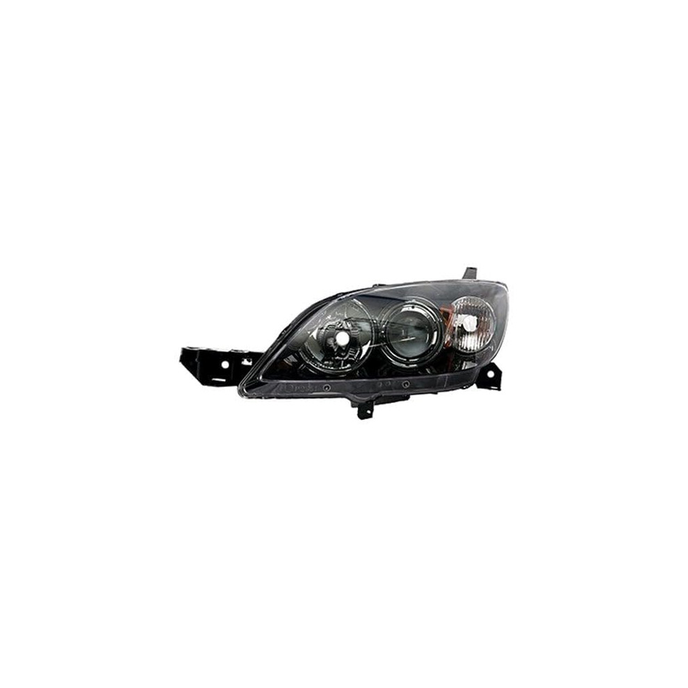 Replacement For Driver Side Replacement Headlight Lens And Housing For Mazda 3 20072009 Plastic Housing, Clear Lens Oe Replacement Black 6276012722269