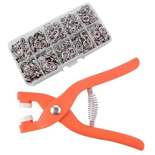 Five Claw Button Installation Tool Pliers Set Snap 1