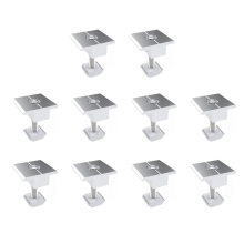 10Pcs Solar Clamp Adjustable Panel Bracket Wide Ph