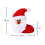 6 stuks kerstwijnglas Kerstman - Drink Mark 2