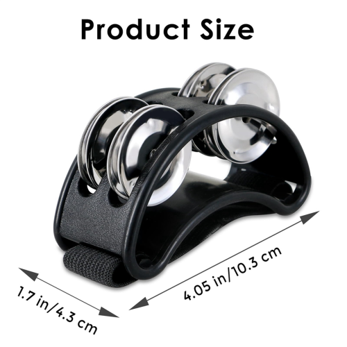 2 stuks voettamboerijn percussie, muziekinstrument 2