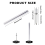 200Pcs Baseboard Seamless Nails Double-Headed Scre 3