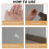 200Pcs Baseboard Seamless Nails Double-Headed Scre 5