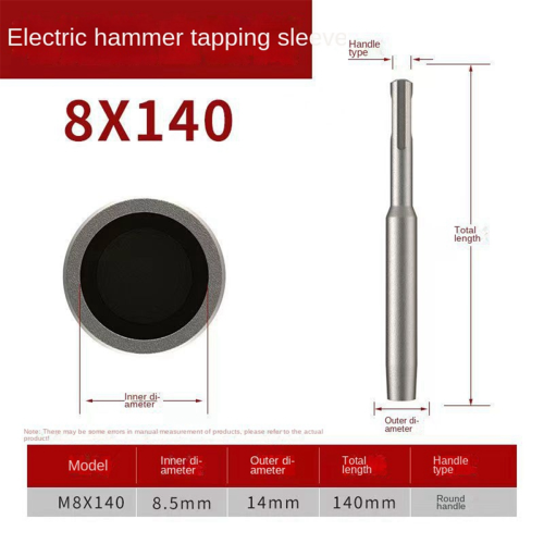 1Pc SDS Plus Ground Rod Driver 8mm Earth Stake Ham 2