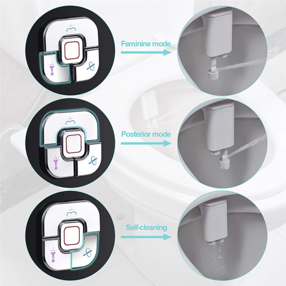 Bidet Attachment Non-Electric Toilet Seat Sprayer 4853243597495