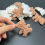 50 peças 50x55mm apliques de urso de pelúcia acolchoados para 5