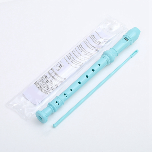 Black-8 Holes Soprano Recorder with Cleaning Rod, 1