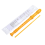 Yellow-8 Holes Soprano Recorder with Cleaning Rod, 7