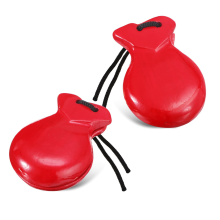 1 Par de Castañuelas Españolas Flamencas con Cuerda Tradicional