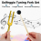 FA741HZ Stimmgabel-Set, Stimmung für heilendes Chakra, 5