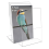 Suporte de placa de acrílico 5x7 pol., pacote com 4 plásticos transparentes 5
