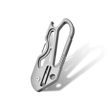 Keychain Knife, Titanium Alloy EDC Multitool Key Cha, Small Pocket