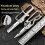 Keychain Knife, Titanium Alloy EDC Multitool Key Cha, Small Pocket 5