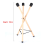 Drum Stand Handpan Soild Wood Snare Tripod Structu 7
