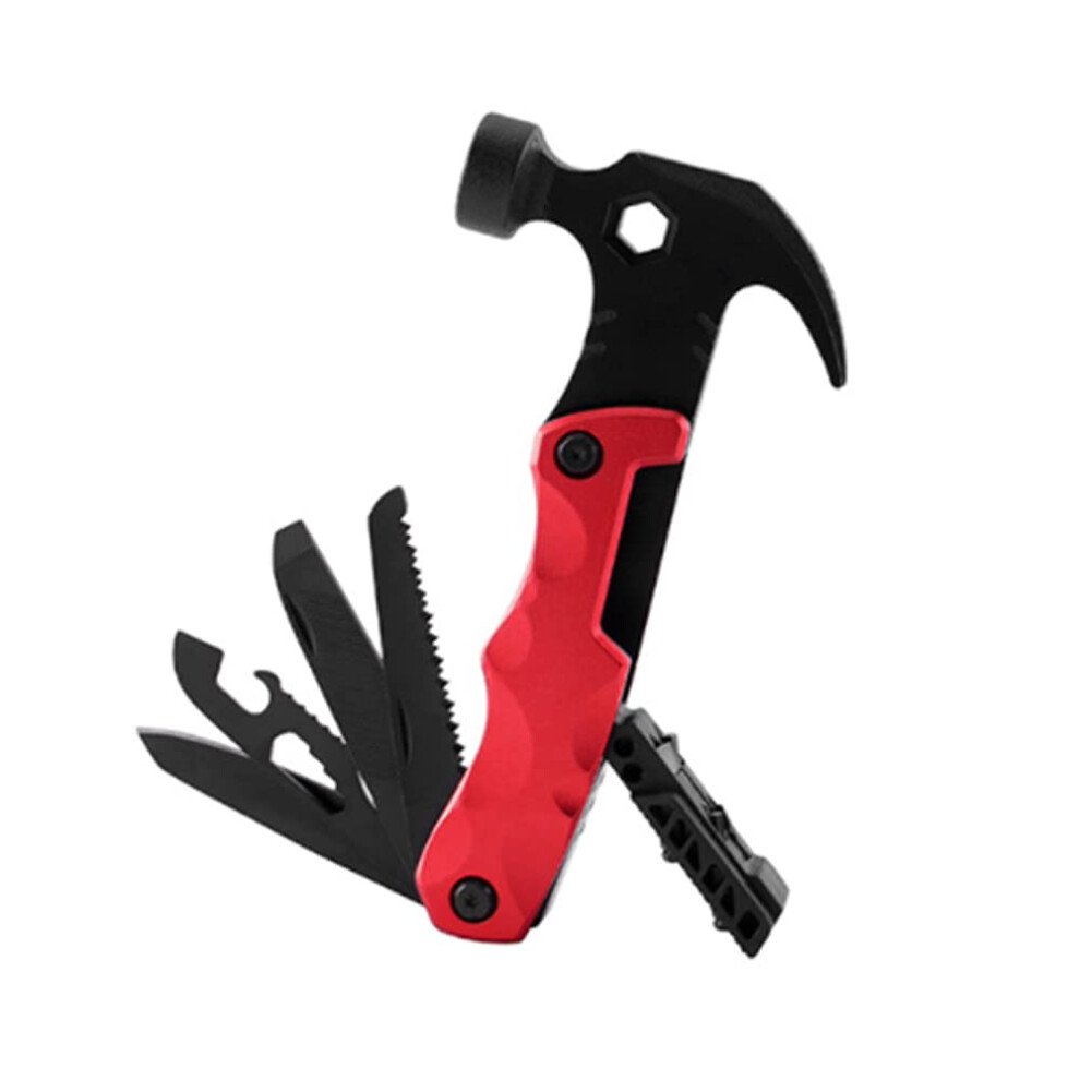 13 In 1 Camping Multitools Hammer, Foldable Mini Multitool Hammer Camping Gear For Hiking, Hunting, Household Emergency & Outdoor Survival 6276012722498