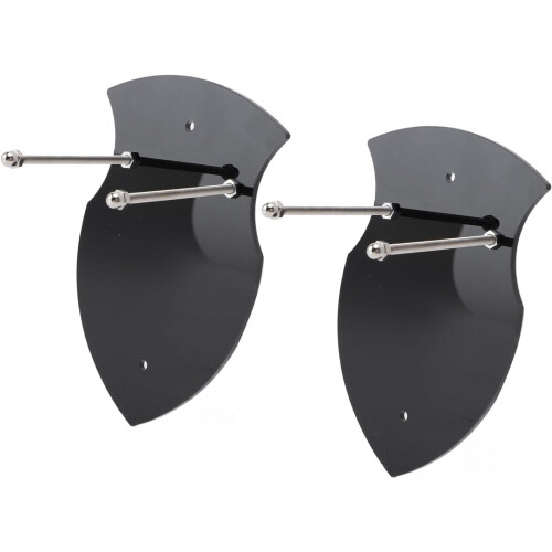 Axe Support Door with Wall Acrylic Wall Sword 2 Pieces for Playroom (Black) 1