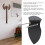 Axe Support Door with Wall Acrylic Wall Sword 2 Pieces for Playroom (Black) 3