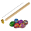0,4 mm feine Messingspitze, Holzgriff, Art-Deco-Schreibstift 2