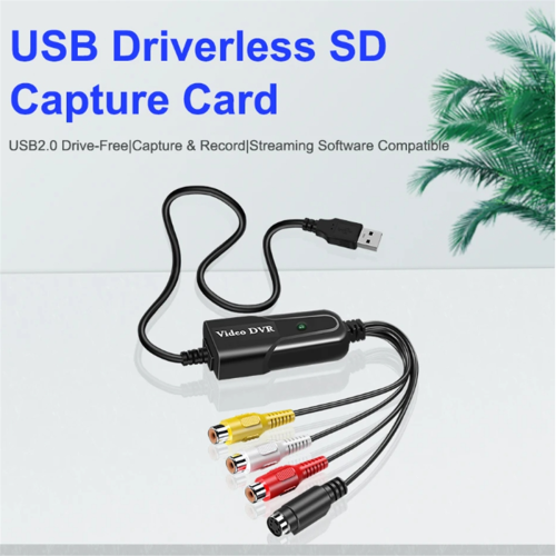Κάρτα λήψης βίντεο USB 2.0 Μετατροπέας AV Digital σε μετατροπέα 2