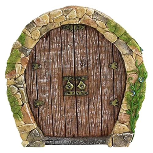Feentür für den Außenbereich, Miniatur-Gartenzwerg