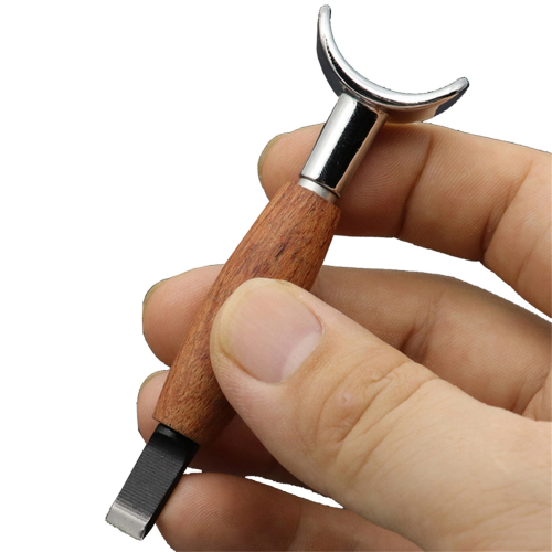 Schnitz-Rotationsmesser, handgefertigt, DIY, Edelstahl 2