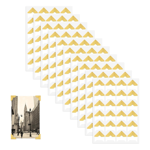 240 pezzi di angoli per foto per scrapbooking, Gold Co 2