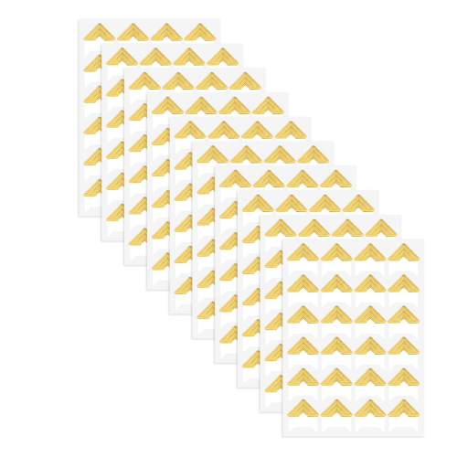 240 pezzi di angoli per foto per scrapbooking, Gold Co 1