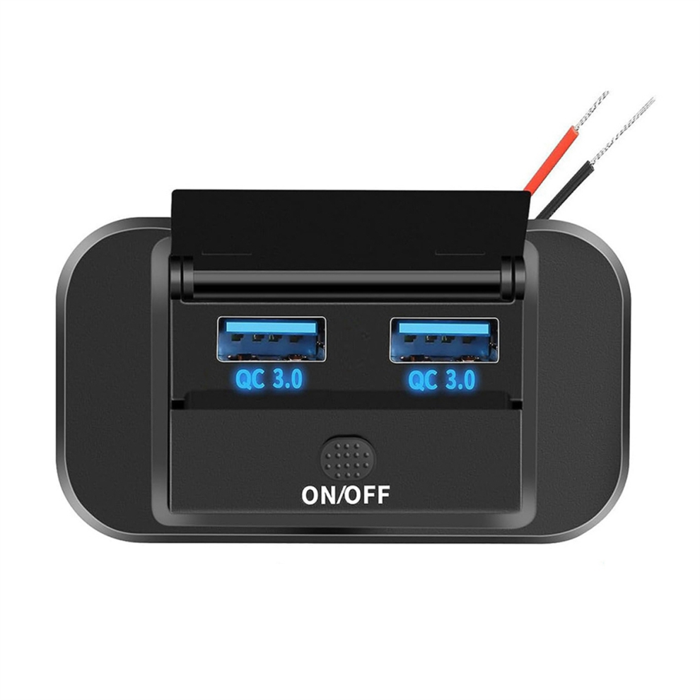 Dual Usb Pd Type C Quick Charger Socket 12V/24V Qc 4853243512849