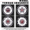 1709D-24AM Solid Piece Chrome M14x1.50 Duplex Bulg 7