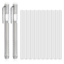 2 Stück einziehbarer mechanischer Radierstift für Künstler