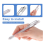 2Pcs Retractable Mechanical Eraser Pen for Artists 3