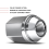 1709D-24AM Solid Piece Chrome M14x1.50 Duplex Bulg 5