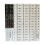 Black and White Piano Keyboard Stickers, Bold Lett 2