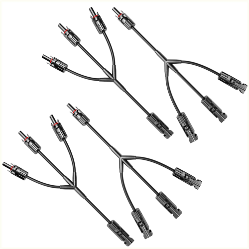 Conector solar estilo Y de 2 pares DC 1000 V FMMM + MFFF 1