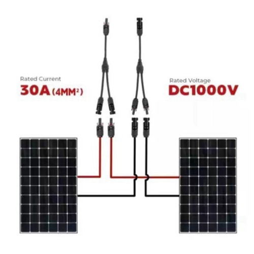Conectores solares Y Branch Parallel PV Adapter Cabl 2