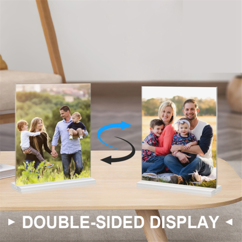 Acrylic Picture Frame 4x6 Inches, 4 Pack Plastic F 2