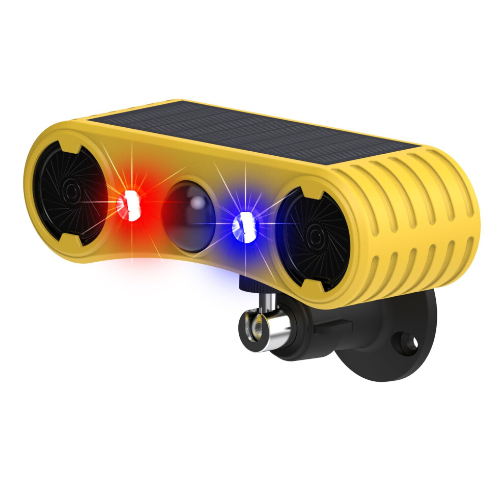 Outdoor Motion Sensor Alarm, Motion Activated Noise Maker Solar With 13 Sounds Motion Detector Strobe Light For Homes Cottages And Farms 6276012722665
