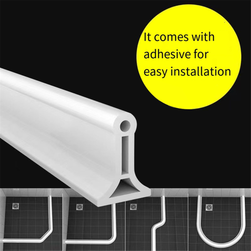 Bathroom TPE Bendable Water Retaining Strip Shower