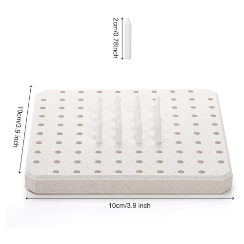 Kiln Tilt Support Nail Pottery Firing Pad, Ceramic 2