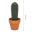 Θήκη οδοντογλυφίδας Cactus με τρισδιάστατη εκτύπωση για H 2